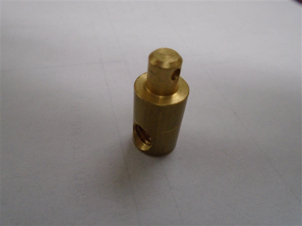 Brass Rod Adapter, 1/4"-20 thread
