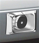 '05-'07 F-series Through Bumper Speaker, Passenger Side, Polished