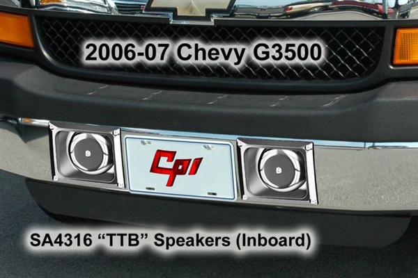 '06-Up Chevrolet Express Van Thru-Bumper Speakers