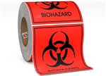 Biohazard sticker - 4" x 4"