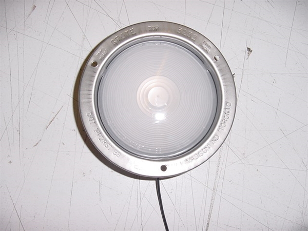 Back-Up Lamp, Recessed, Stainless Steel, Flanged