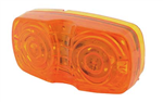 L.E.D. Duramold Style Clearance Light, Amber
