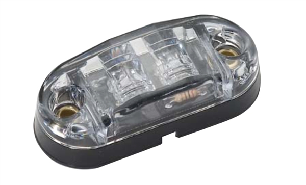 Amber LED Marker Light - Clear Lens