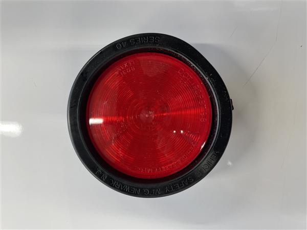 4" Round Grommet Mount Light, Red