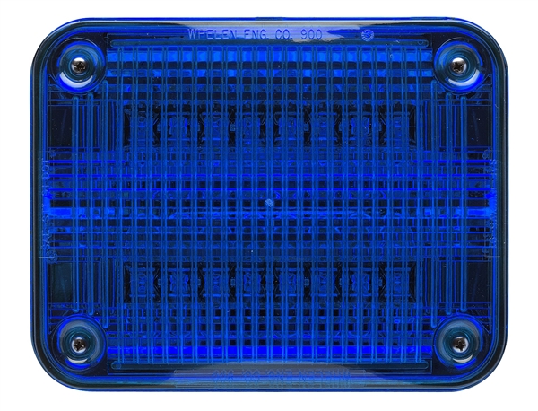 Whelen 900 series Super LED, Blue LED w/ Blue Lens
