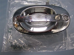 Wheeled Coach Oval door handle, Chrome (Compartment)