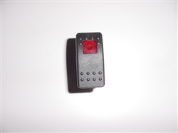 On-Off Switch, (1 light), Black Actuator