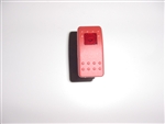 On-Off Switch, (1 light), Red Actuator