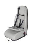Attendant Seat with Child Safety Seat & 3-pt Belt