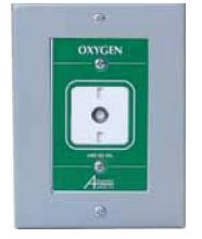 Oxygen Outlet, Ohmeda Style, 1/4" hose barb