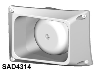 '08-'09 F-Series Through Bumper Speaker, Driver Side, Polished