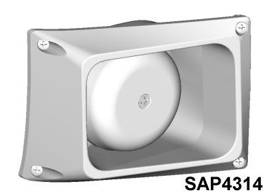 '08 F-Series Through Bumper Speaker, Passenger Side, Polished