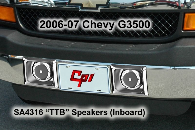 Chevrolet Express Van Thru-Bumper Speakers