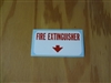 Fire Extinguisher Decal