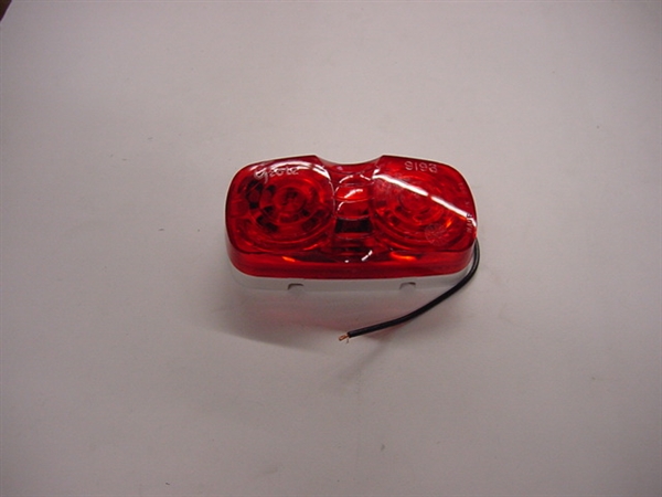 Duramold 2-Bulb Clearance Light, Red