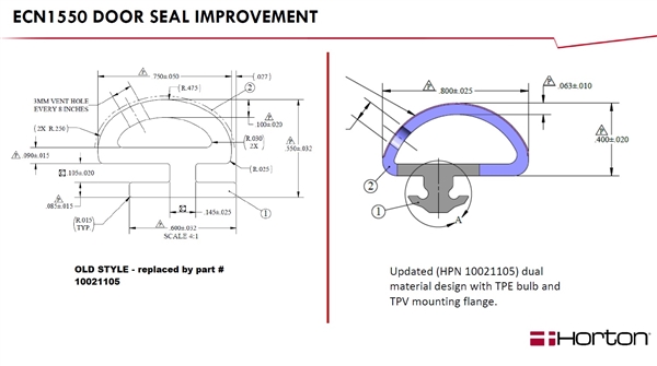 Horton Door Seal / Weatherstrip
