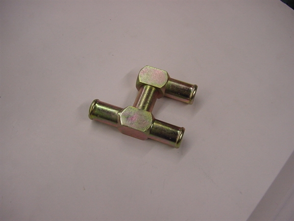 Hoseline "h" Water Fitting, 5/8" x 5/8" x 5/8"