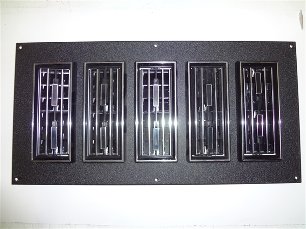 Faceplate w/ louvers