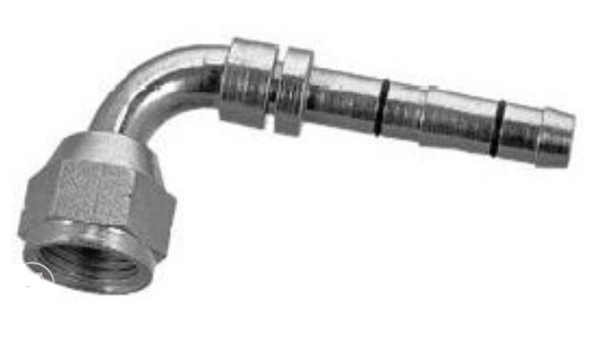 #6 AeroQuip Fitting, 90 degree, Female O-Ring