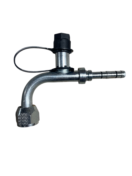 Metric Female Fitting to #6 hose