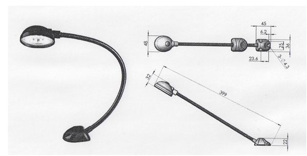 LED Gooseneck Light, 16"