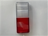 Whelen 73 series Red/Clear split lens