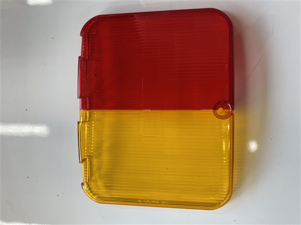 Whelen 9E Amber/Red Split lens