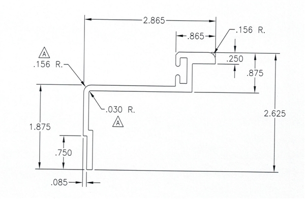 Taylor Made Door Frame Extrusion