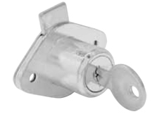 Back Mounted Chrome Drawer Lock