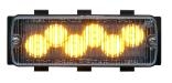Whelen 500 Series TIR6 Amber Super-LED, Clear Lens