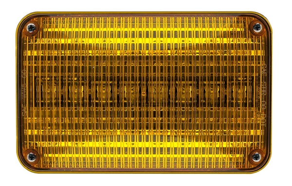 Whelen 600 Series Linear Amber Super-LED, Amber Lens