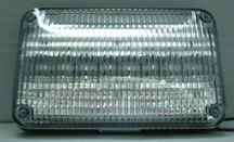 Whelen 600 series Blue LED, Clear lens
