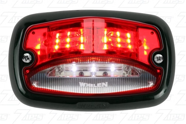 Whelen M4V series Combo Red LED warning and Perimeter Light , RedLens