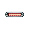 Whelen ION series Surface Mount, Red LED, Chrome Flange