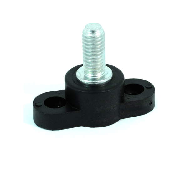 Junction Block, 3/8" Stud, Black